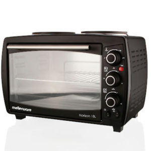 MELLERWARE HORIZON MINI OVEN & 2 PLATE STOVE 2400W