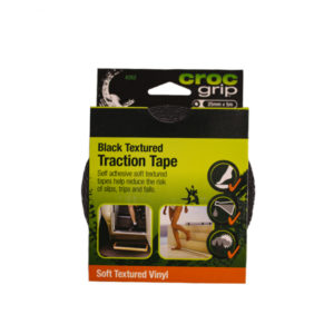 Croc Grip Anti-Slip Grit Tape Black 25Mm X 5M