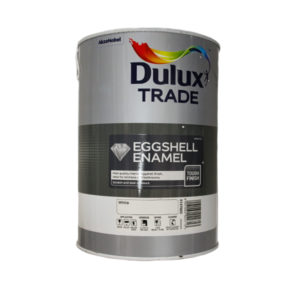 Dulux Trade Eggshell Enamel White 5L