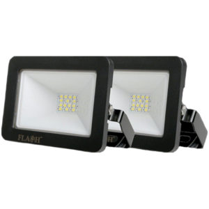 Flash Floodlight 10W LED 2-PACK