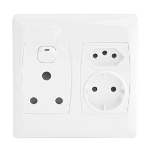 M.E.S 4 X 4 SINGLE PLUG SOCKET