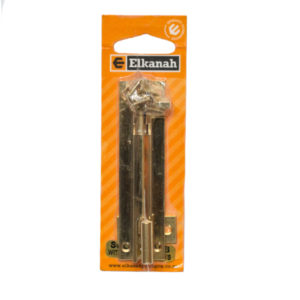 Elkanah Barrel Bolt Brass Offset 100Mm