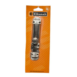 ELKANAH BARREL BOLT SATIN CHROME FLAT 150MM