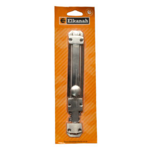 ELKANAH BARREL BOLT SATIN CHROME FLAT 200MM