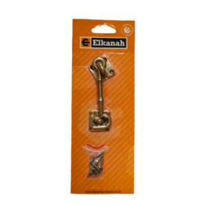 Elkanah Cabin Hook Brass 100MM