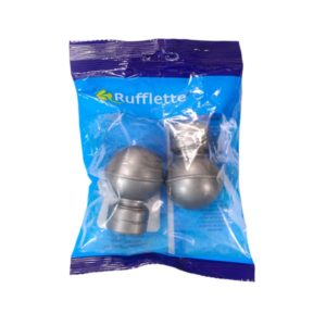 Kirtech Curtain Finial Satin Chrome Plastic Ball 25MM