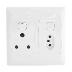 M.E.S 4 X 4 SINGLE PLUG SOCKET