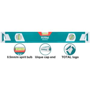 TOTAL SPIRIT LEVEL DOUBLE SIDED 600MM