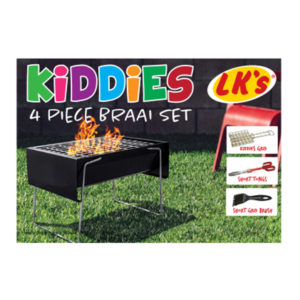 LK'S KIDDIES 4PC BRAAI SET