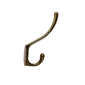 Hat & Coat Hook Round Brass