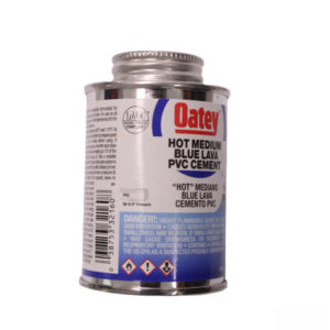 Oatey Hot Medium Blue Lava PVC Cement 118ML