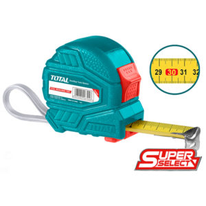 TOTAL MEASURING TAPE STEEL 3M X 16MM