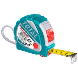 TOTAL MEASURING TAPE 3-BUTTON FUNCTION 8M X 25MM