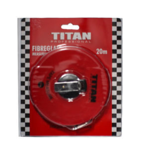 TITAN TAPE MEASURE FIBREGLASS 20M