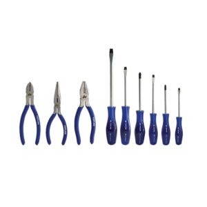 Topline 9PC Screwdriver & Plier Set