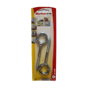 Fischer Eye-Bolt Galavised  8MM X 80MM (2)