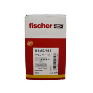 Fischer Hammerfix Plug & Screw 8MM X 80MM (50)