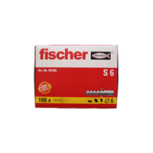 Fischer Nylon Wall Plug 6MM (100)