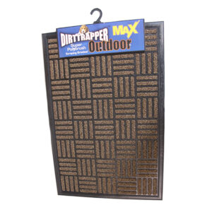 MATS DIRTTRAPPER OUTDOOR HEAVY DUTY 600MM X 900MM BROWN