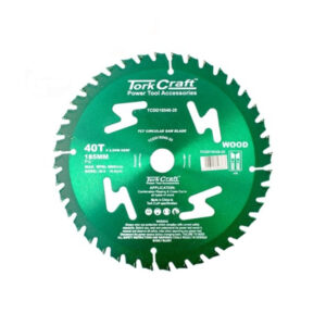 TORK CRAFT CIRCULAR SAW BLADE 185MM X 20MM X 40T