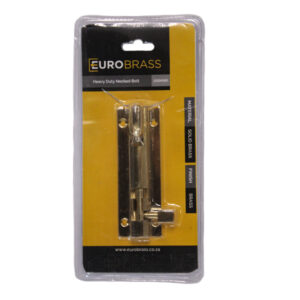 Eurobrass Barrel Bolt Brass Offset Heavy Duty 100MM X 32MM