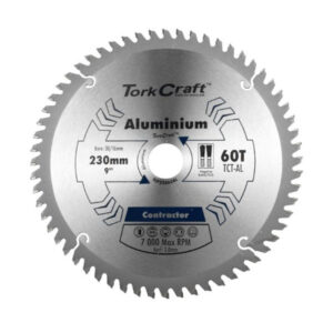 TORK CRAFT CIRCULAR SAW BLADE ALUMINIUM 230MM X 30MM X 60T