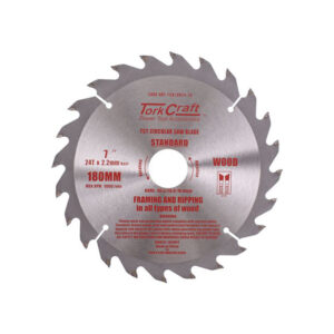 TORK CRAFT CIRCULAR SAW BLADE 185MM X 20/16MM X 24T