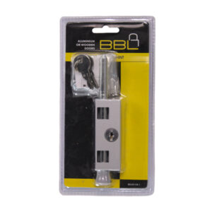 BBL PATIO DOOR PUSH LOCK GREY