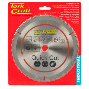 TORK CRAFT CIRCULAR SAW BLADE QUICK CUT 160MM X 20MM X 42T