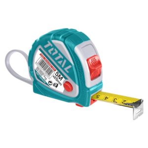 TOTAL MEASURING TAPE 5M X 25MM STEEL