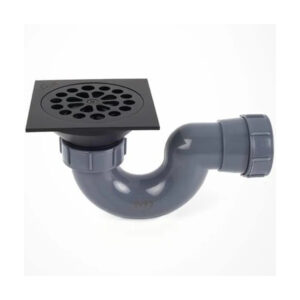 Gio Shower Trap Square Matt Black