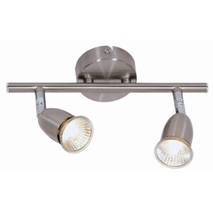 Bright Star Spotlight 2-Light Satin Chrome