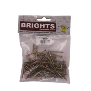 CHIPBOARD SCREWS 6MM X 40MM (100)