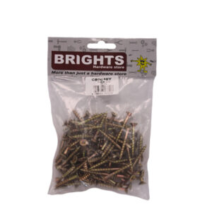 CHIPBOARD SCREWS 10MM X 40MM (100)