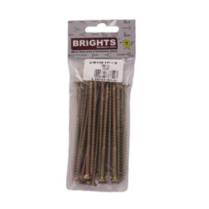 CHIPBOARD SCREWS 10MM X 100MM (25)