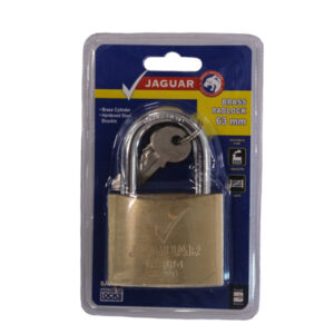 Jaguar Padlock 60MM Brass (1)