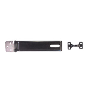 Hasp & Staple Heavy-Duty 150MM Black Japan