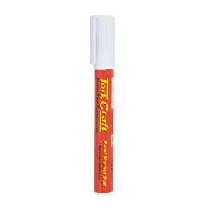 TORK CRAFT PERMANENT MARKER WHITE 1PC