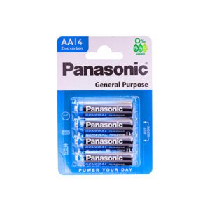 PANASONIC BATTERY AA 4-PACK ZINC