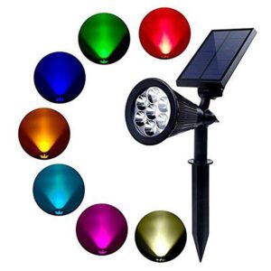 SOLAR FIRST 8W SOLAR MULTI COLOUR SPOTLIGHT