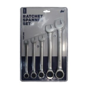 TOPLINE RATCHET SPANNER SET 5PC TQ5541