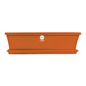 SEBOR SILL PLANTER & SAUCER SET 50CM TERRACOTTA