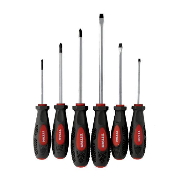 TITAN 6PC SCREWDRIVER SET - BRIGHTS Hardware | Shop Online