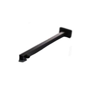 SHOWER ARM 200MM SQUARE BLACK