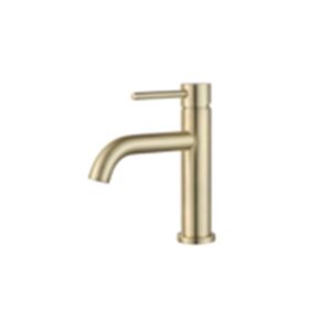 STYLET GOLD SINGLE LEVER BASIN MIXER SHORT BODY