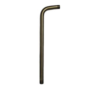 Bijou Shower Arm 400mm Round Gold