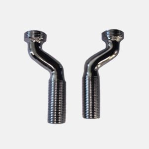 TAP SPARE S-CONNECTION (X2) LONG & CHROME PLATED