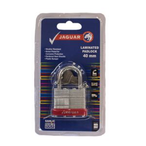 Jaguar Padlock Laminated 40MM Red