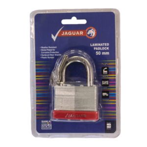 Jaguar Padlock Laminated 50MM Red