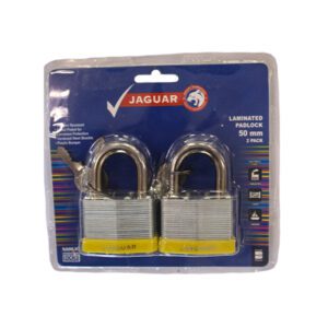 Jaguar Padlock Laminated 50MM X 2 Yellow